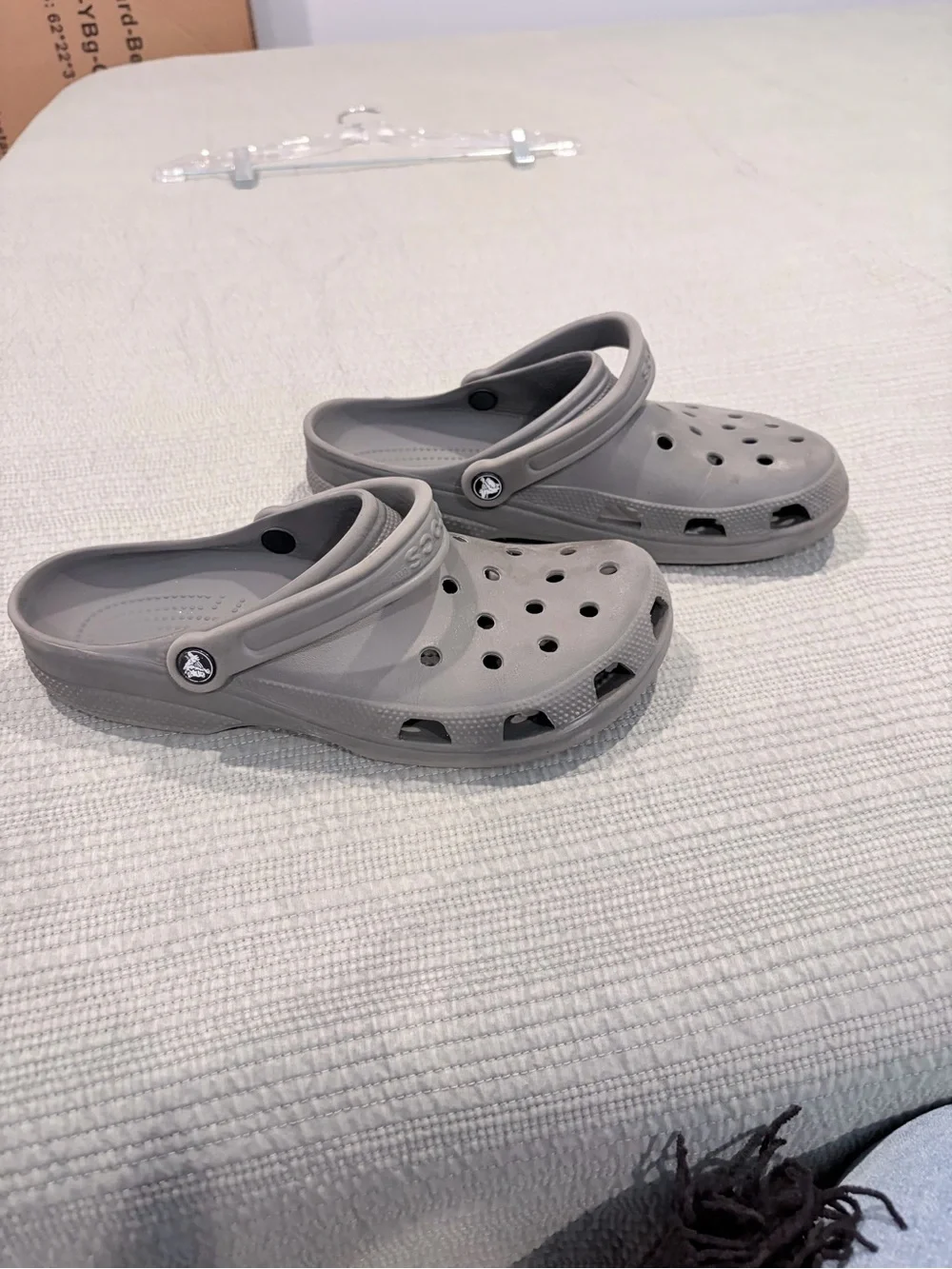 CROCS Kids Classic Clog in Light Gray